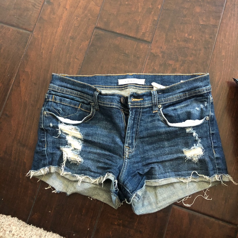 Jean ripped shorts